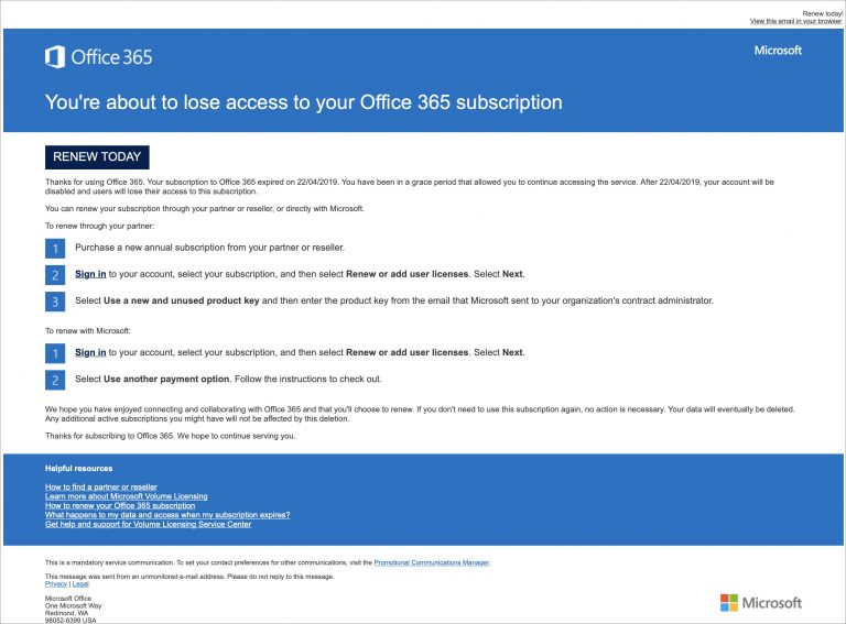 Beware Microsoft Office 365 Phishing Attacks! – Forget Computers Help Center